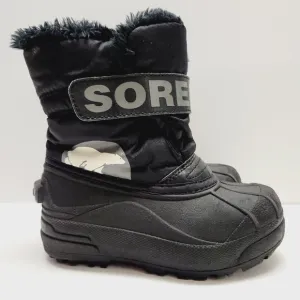 Sorel Toddler's Snow Commander Boots Black Size 11