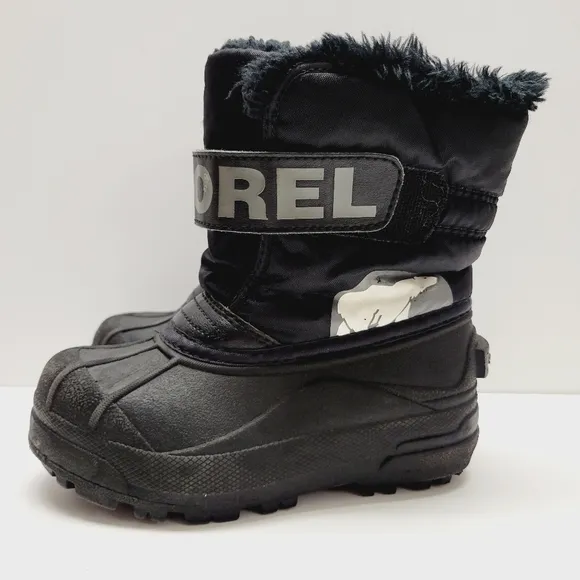 Sorel Toddler's Snow Commander Boots Black Size 11