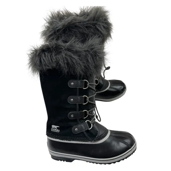 Sorel Waterproof Boots Joan of Arctic Black NY1966-013