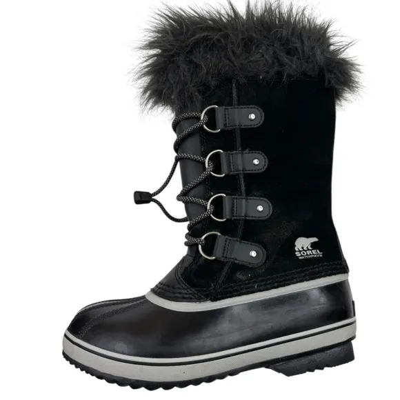Sorel Waterproof Boots Joan of Arctic Black NY1966-013