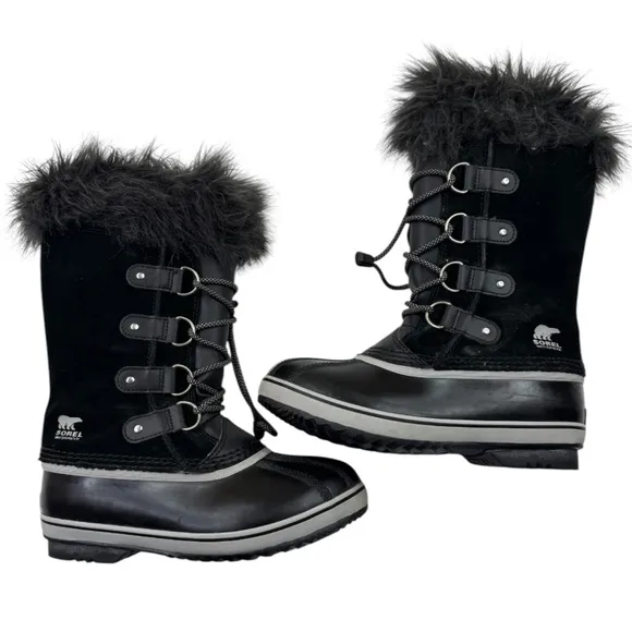 Sorel Waterproof Boots Joan of Arctic Black NY1966-013