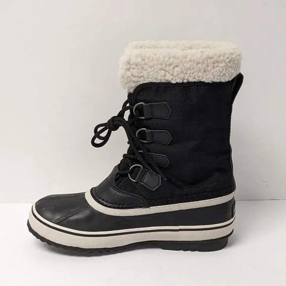 Sorel Winter Carnival Waterproof Snow Boots, Black, Women's 9.5 M