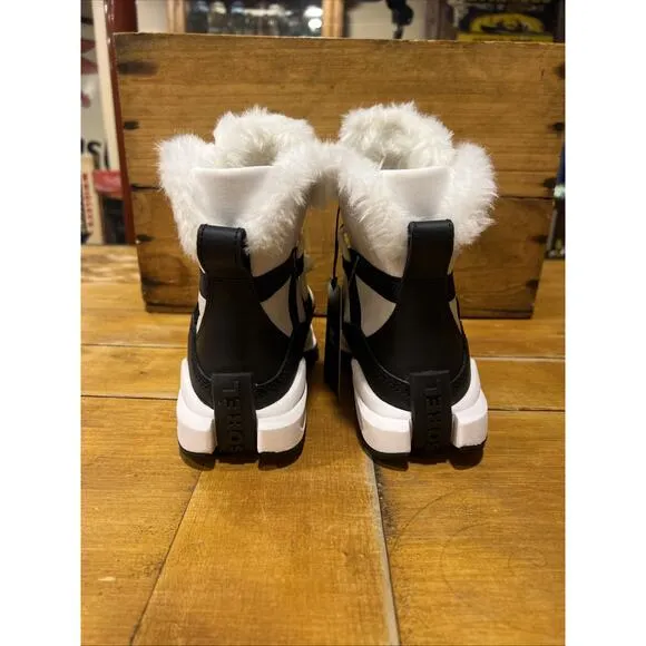 Sorel Women Ona RMX Glacy Boots Waterproof Insulated Snow Sea Salt/Blk 7.5 New
