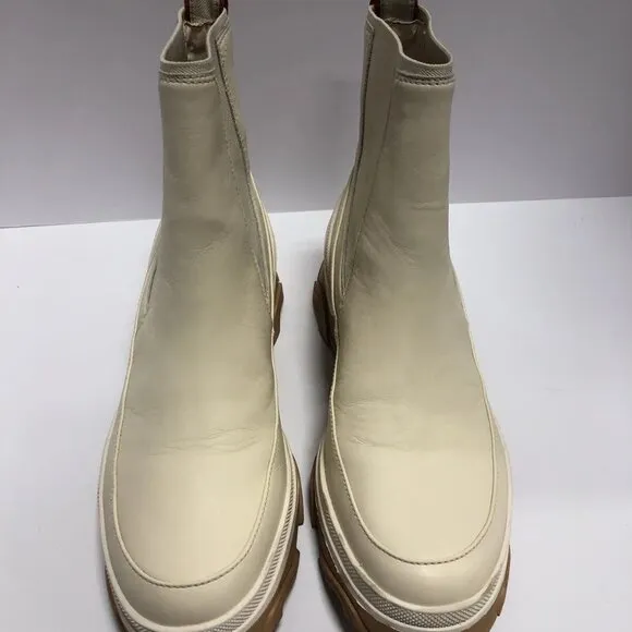Sorel Women’s Brex, Natural Waterproof Chelsea Boots, Size 11M