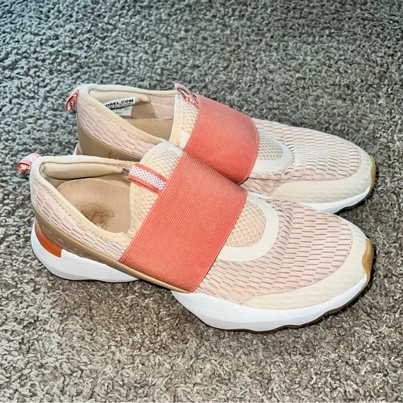 Sorel Women's Kinetic Impact Strap Shoes in Peach