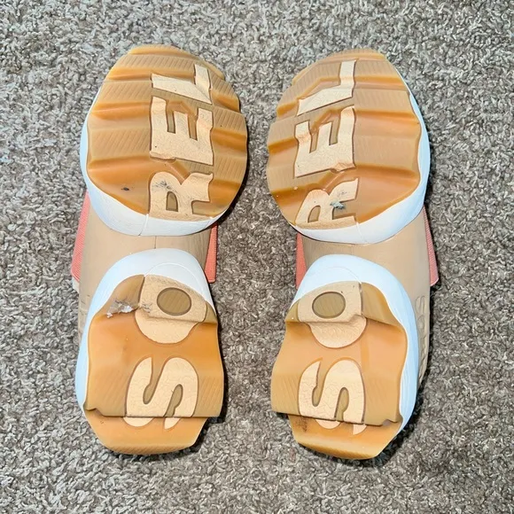 Sorel Women's Kinetic Impact Strap Shoes in Peach