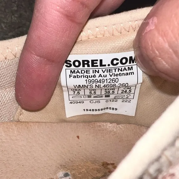 Sorel Women's Kinetic Impact Strap Shoes in Peach
