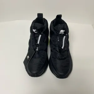 Sorel Women’s out N About III Puffy Zip waterproof Insulated Black Boots Size 8