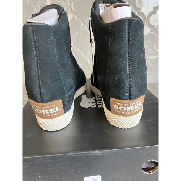 Sorel Womens Out N About Wedge Bootie Black Suede Size 8.5 M