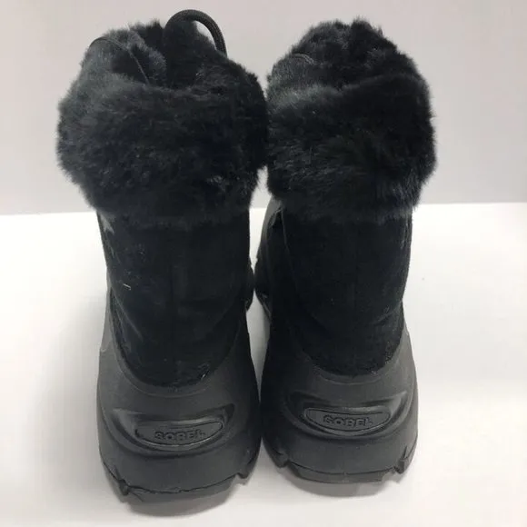 Sorel Women’s Snow Angel, Black Waterproof Winter Boots, Size 9M