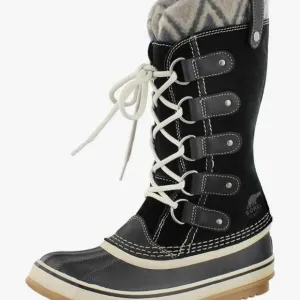 SOREL WOMEN'S JOAN OF ARCTIC KNIT Black Boots size 7.5 Gently Used or nwot