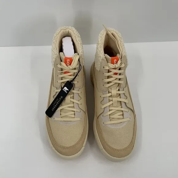 Sorel x Calia Out n About ONA mid sneaker boots winter waterproof tan new 8