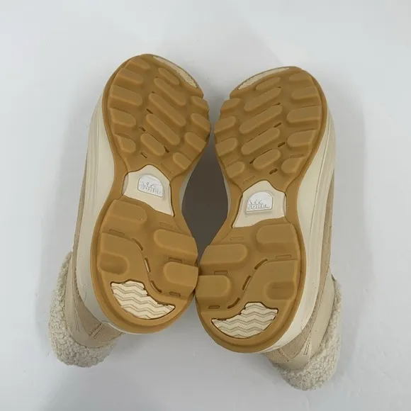 Sorel x Calia Out n About ONA mid sneaker boots winter waterproof tan new 8
