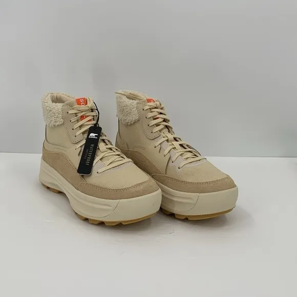 Sorel x Calia Out n About ONA mid sneaker boots winter waterproof tan new 8