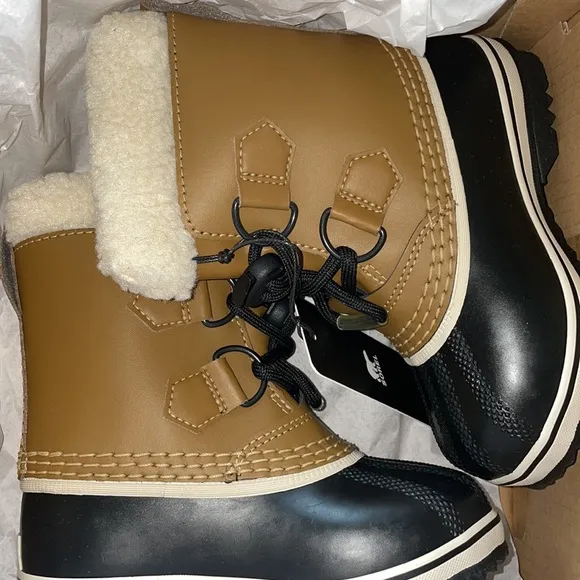 SOREL Yoot Pac TP Waterproof Insulated Snow Boot in Mesquite 9 kids