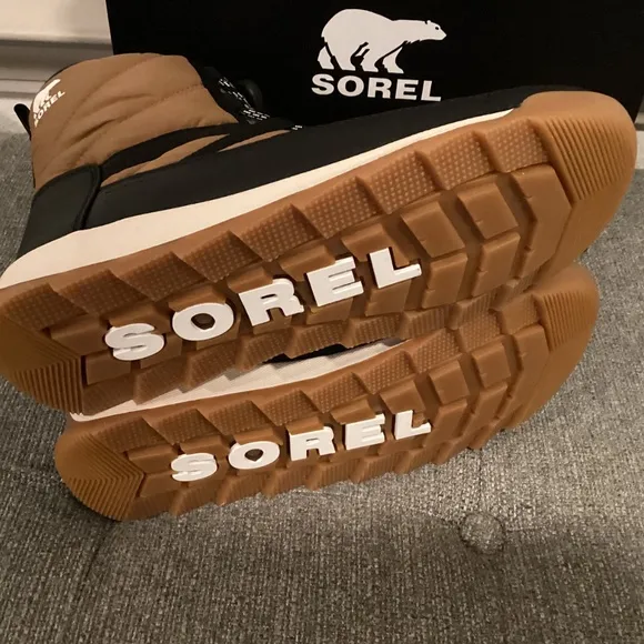 Sorel Youth Whitney II Plus Lace-Up Waterproof Booties, size 6