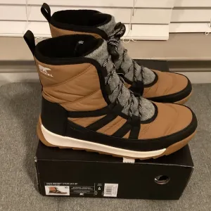 Sorel Youth Whitney II Plus Lace-Up Waterproof Booties, size 6