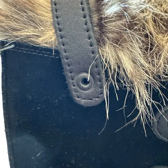 Sorel Joan of Arctic Tall Boots Black and Quarry