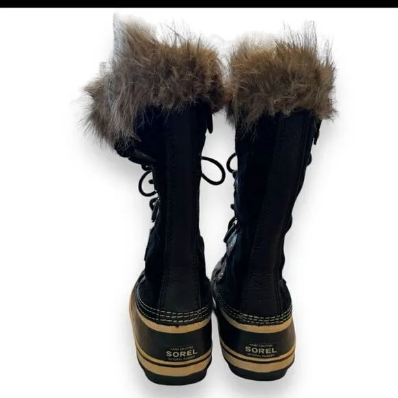 Sorel Joan of Arctic Tall Boots Black and Quarry