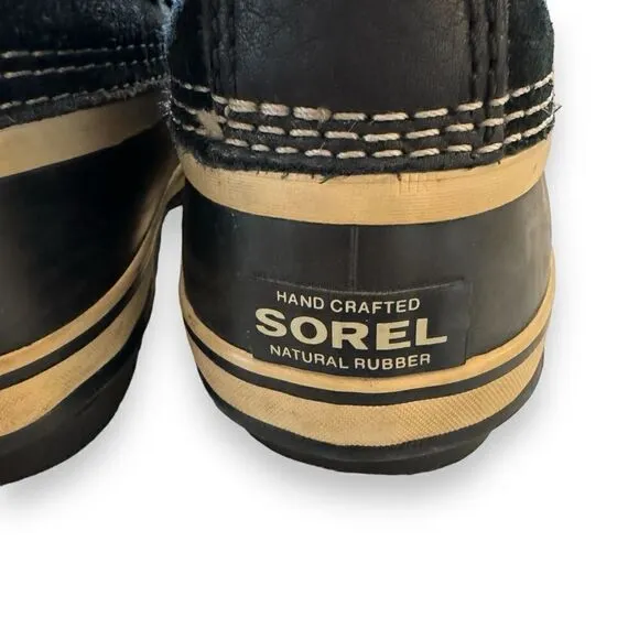 Sorel Joan of Arctic Tall Boots Black and Quarry