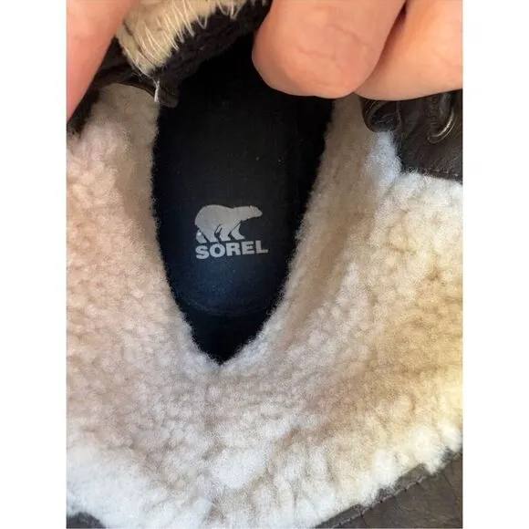 Sorel MEN'S CARIBOU STORM BOOTS size 11 Waterproof Winter leather