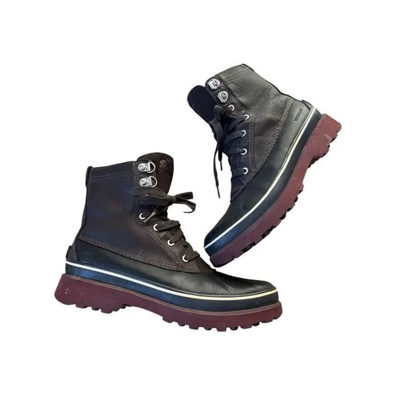 Sorel MEN'S CARIBOU STORM BOOTS size 11 Waterproof Winter leather