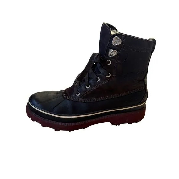 Sorel MEN'S CARIBOU STORM BOOTS size 11 Waterproof Winter leather