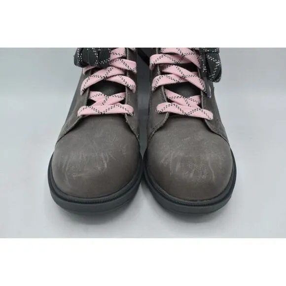 Sorel Womens Size 7 Evie II NW Lace Quarry Grill Waterproof Wedge Booties Boots