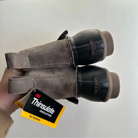 Sperry New Gray Top Sider Rip Water Duck Boots
