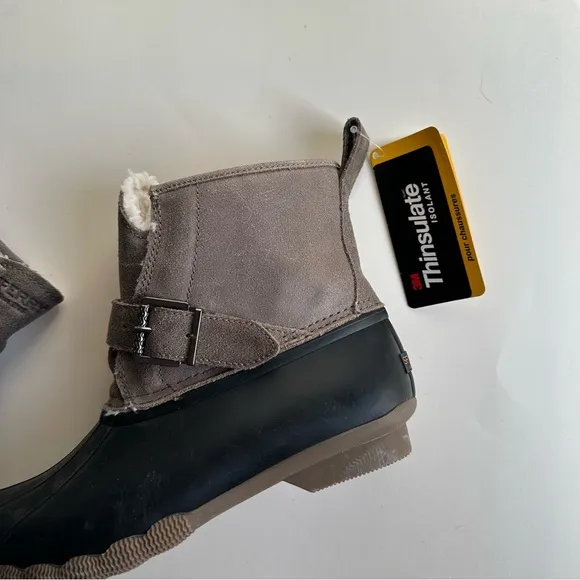 Sperry New Gray Top Sider Rip Water Duck Boots