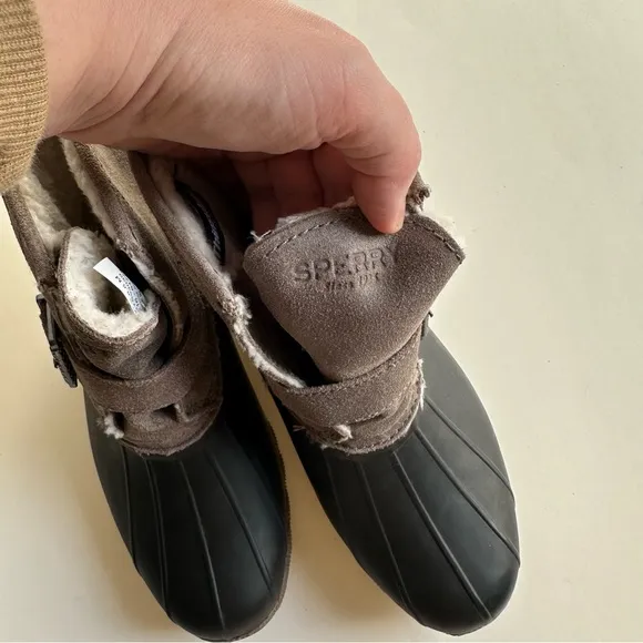Sperry New Gray Top Sider Rip Water Duck Boots
