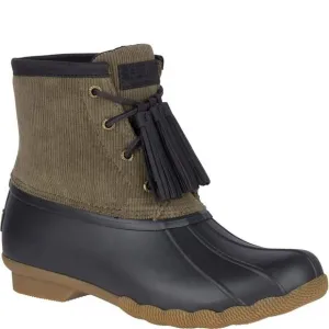 Sperry Saltwater Tassel Corduroy Duck Boots Women's sz 6