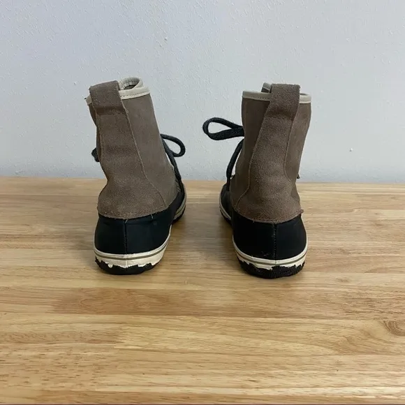 Sperry Suede Schooner Slouch Duck Boots, Size 7