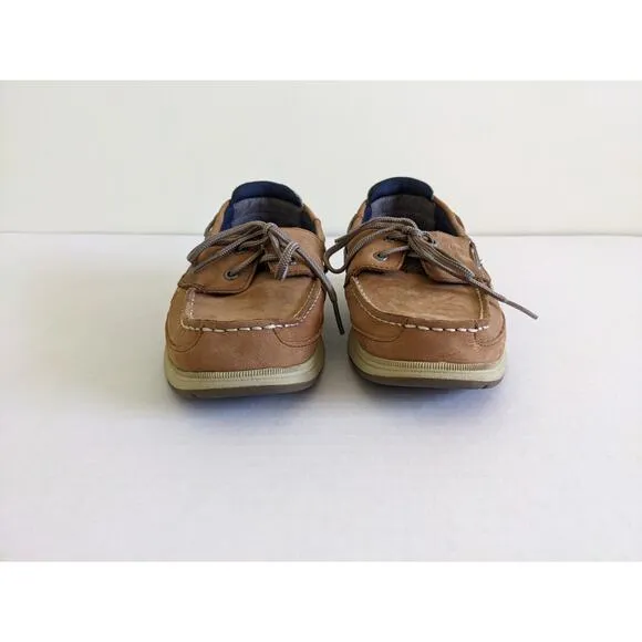 Sperry Top-sider Boys Lanyard Leather Loafers Size 5.5M
