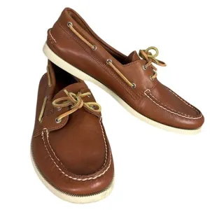 Sperry Top-Sider Men's Boat Shoes Leather A/O Two Eye Varsity Size 12M