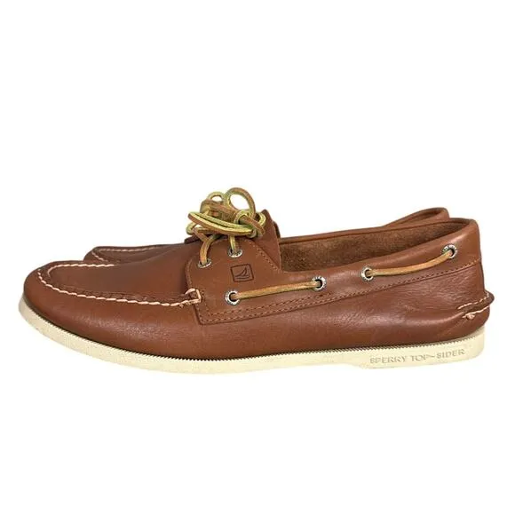 Sperry Top-Sider Men's Boat Shoes Leather A/O Two Eye Varsity Size 12M
