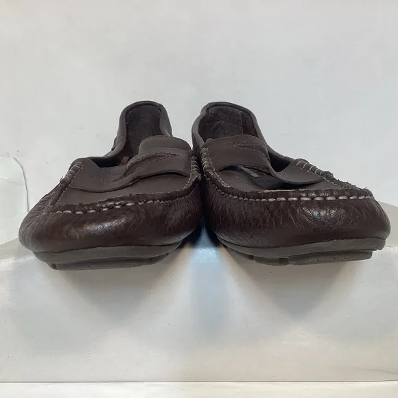 Sperry Top-sider Men's Brown Leather Driving Penny Loafers size 10.5