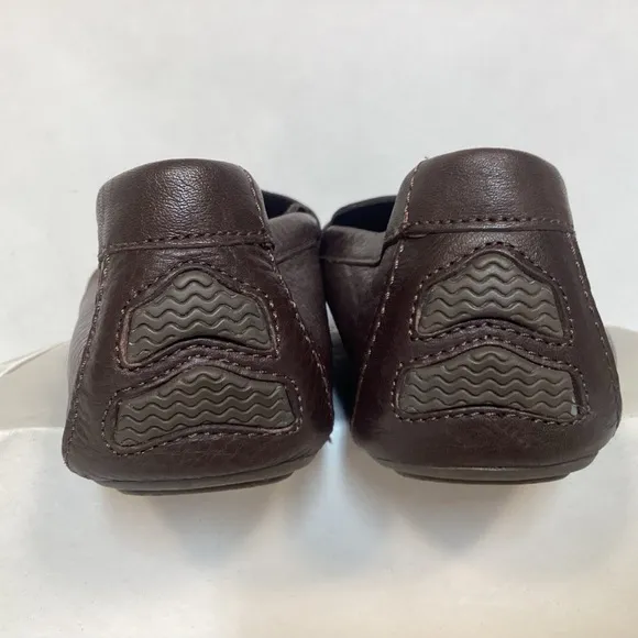 Sperry Top-sider Men's Brown Leather Driving Penny Loafers size 10.5