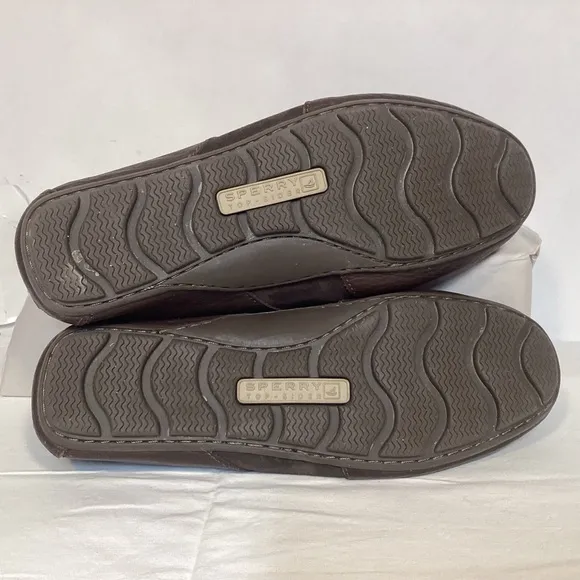 Sperry Top-sider Men's Brown Leather Driving Penny Loafers size 10.5