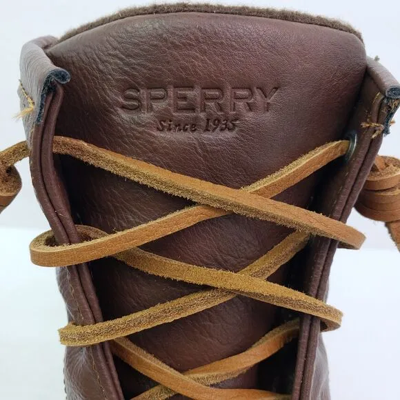 Sperry Top Sider Saltwater Toddler Size 13 Brown Leather Waterproof Duck Boot