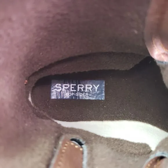 Sperry Top Sider Saltwater Toddler Size 13 Brown Leather Waterproof Duck Boot