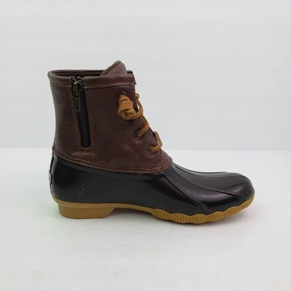 Sperry Top Sider Saltwater Toddler Size 13 Brown Leather Waterproof Duck Boot