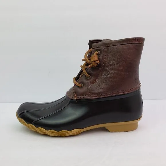 Sperry Top Sider Saltwater Toddler Size 13 Brown Leather Waterproof Duck Boot