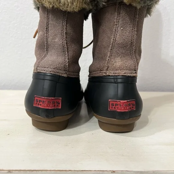 Sperry Whitewater Faux Trim Duck Boots