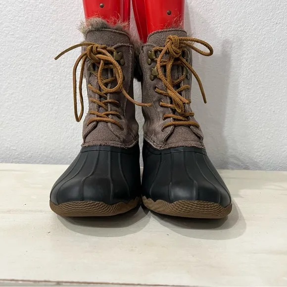 Sperry Whitewater Faux Trim Duck Boots
