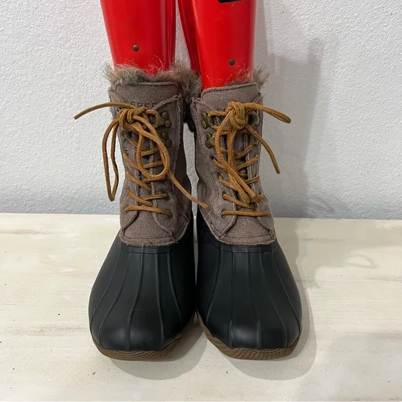 Sperry Whitewater Faux Trim Duck Boots