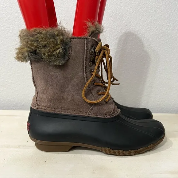 Sperry Whitewater Faux Trim Duck Boots