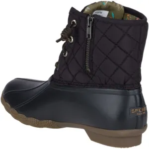 SPERRY WOMEN'S SALTWATER BOOTS, BLACK, 9.5