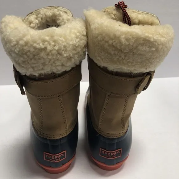 Sperry Women’s Shearwater, Waterproof Winter Boots, Size 6.5M