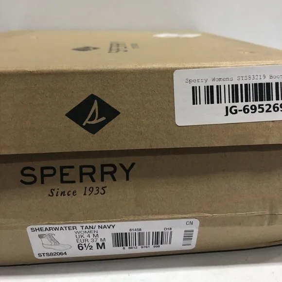 Sperry Women’s Shearwater, Waterproof Winter Boots, Size 6.5M